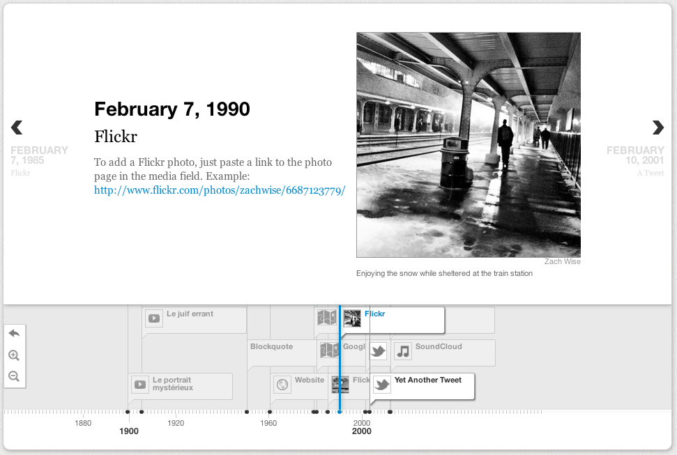 Timeline Screen Capture from Timeline